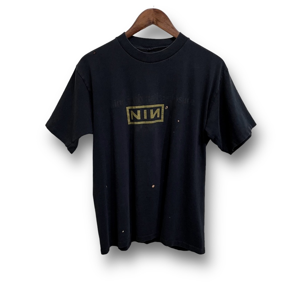 VTG SS 1994 Nine Inch Nails NIN The Closer Halo Twelve Double Sided T Shirt LG